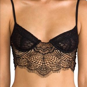 For Love & Lemons Bat Your Lashes Bra